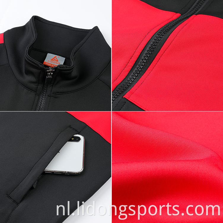 Aangepaste sportkleding jassen Sport heren kleding Streetwear trainingspakken voor groothandel